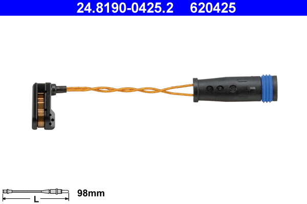 Contatto segnalazione, Usura past. freno/mat. d'attrito - 24.8190-0425.2 ATE