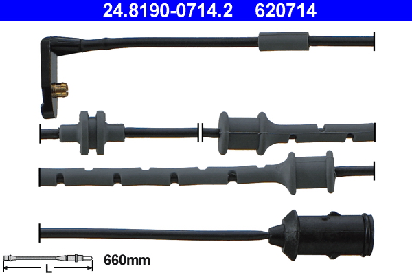Warning Contact, brake pad wear - 24.8190-0714.2 ATE
