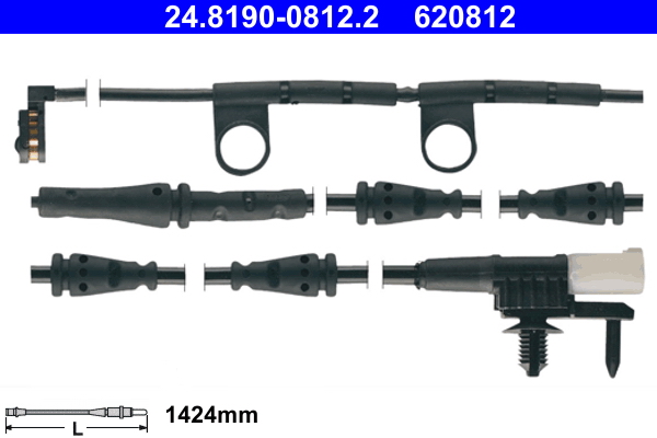 Warning Contact, brake pad wear - 24.8190-0812.2 ATE