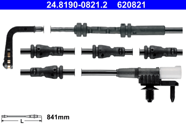 Warning Contact, brake pad wear - 24.8190-0821.2 ATE