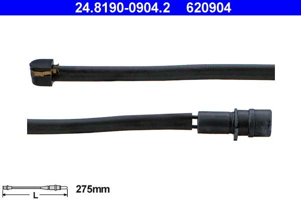 Warning Contact, brake pad wear - 24.8190-0904.2 ATE