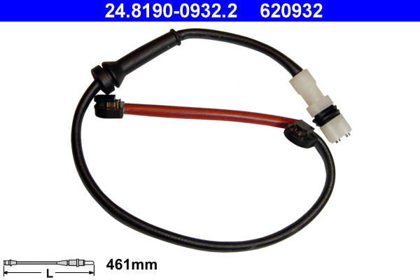 Contatto segnalazione, Usura past. freno/mat. d'attrito - 24.8190-0932.2 ATE