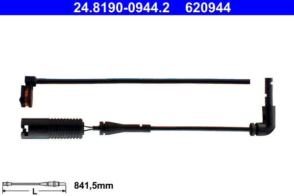 Warning Contact, brake pad wear - 24.8190-0944.2 ATE
