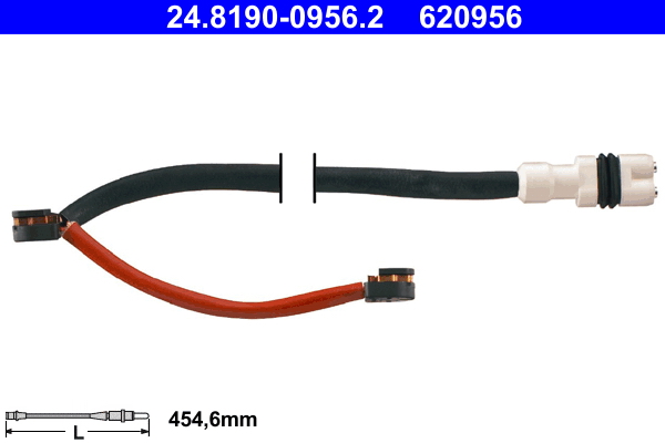 Contatto segnalazione, Usura past. freno/mat. d'attrito - 24.8190-0956.2 ATE