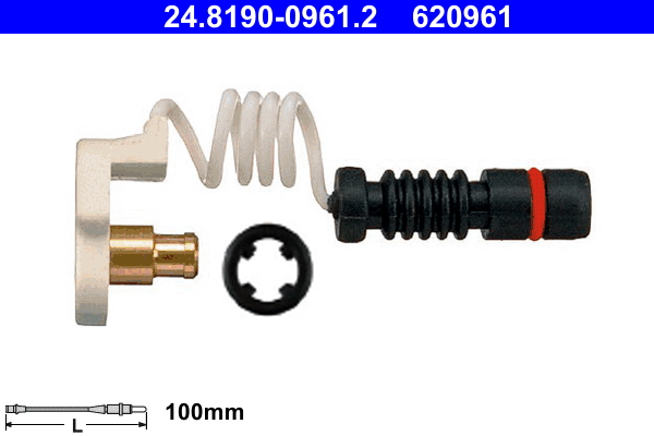 Contatto segnalazione, Usura past. freno/mat. d'attrito - 24.8190-0961.2 ATE