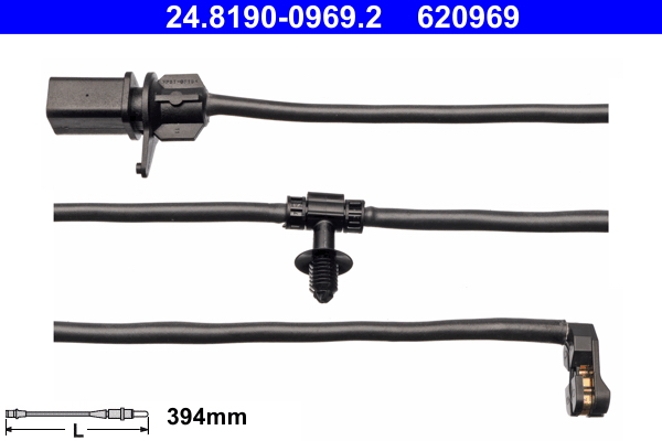Contatto segnalazione, Usura past. freno/mat. d'attrito - 24.8190-0969.2 ATE