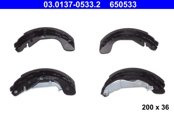 Brake Shoe Set - 03.0137-0533.2 ATE