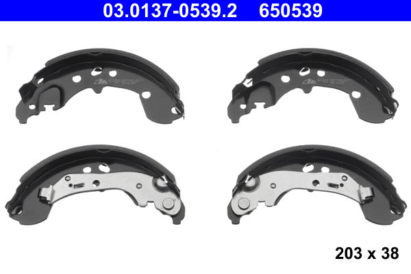 Brake Shoe Set - 03.0137-0539.2 ATE