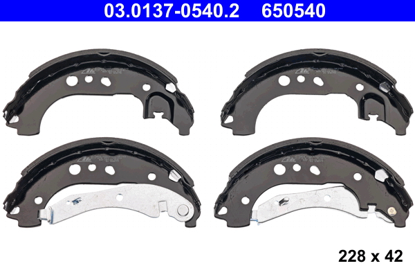 Brake Shoe Set - 03.0137-0540.2 ATE