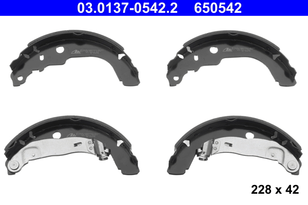 Brake Shoe Set - 03.0137-0542.2 ATE