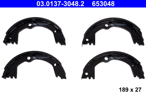Brake Shoe Set, parking brake - 03.0137-3048.2 ATE