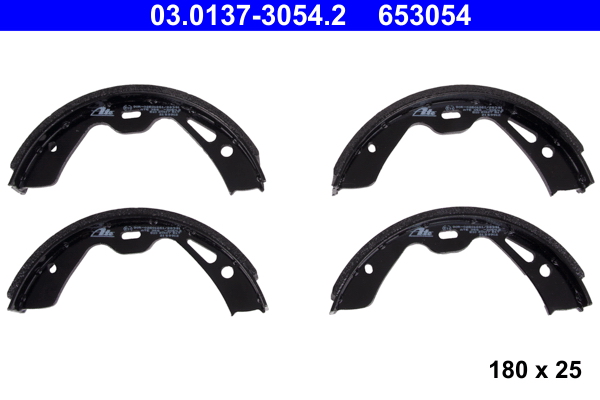 Brake Shoe Set, parking brake - 03.0137-3054.2 ATE