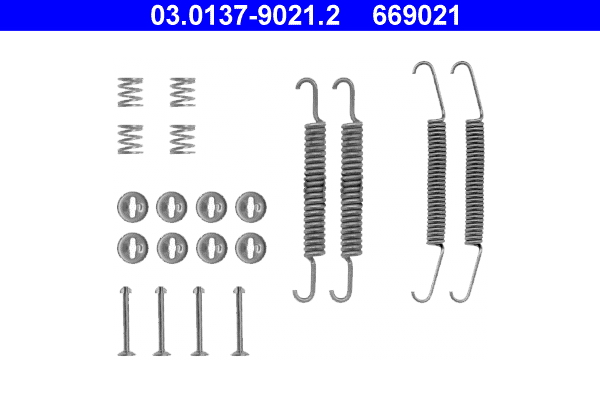 Accessory Kit, brake shoes - 03.0137-9021.2 ATE