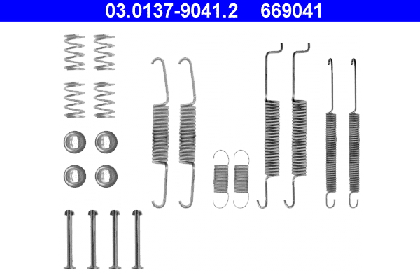 Accessory Kit, brake shoes - 03.0137-9041.2 ATE