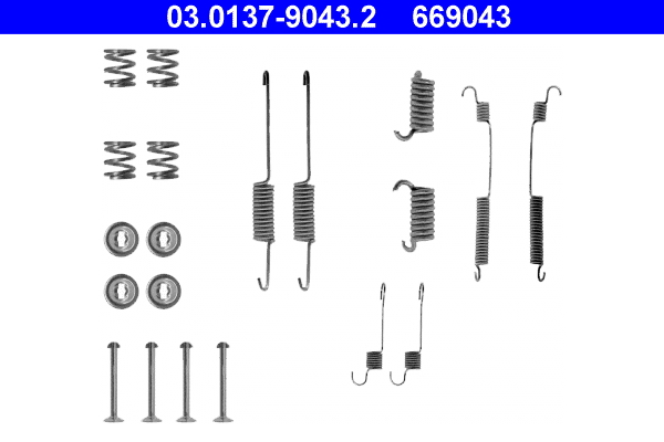 Accessory Kit, brake shoes - 03.0137-9043.2 ATE