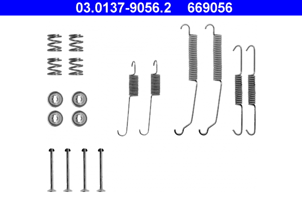 Accessory Kit, brake shoes - 03.0137-9056.2 ATE
