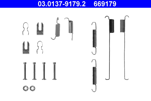 Accessory Kit, brake shoes - 03.0137-9179.2 ATE