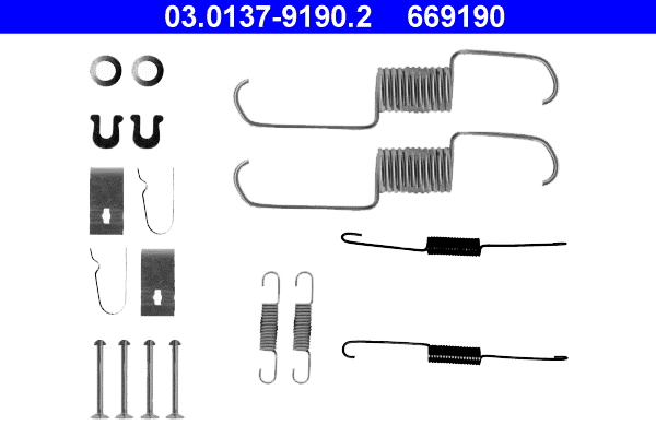 Accessory Kit, brake shoes - 03.0137-9190.2 ATE