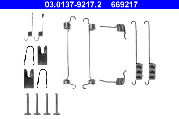 Accessory Kit, brake shoes - 03.0137-9217.2 ATE