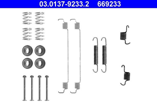 Accessory Kit, brake shoes - 03.0137-9233.2 ATE