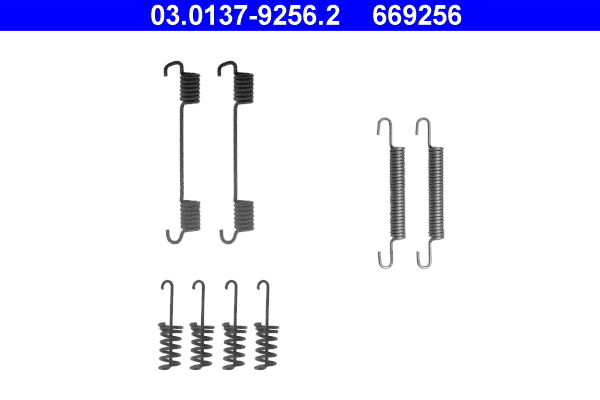 Kit accessori, Ganasce freno stazionamento - 03.0137-9256.2 ATE