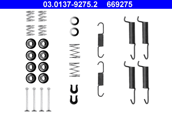 Kit accessori, Ganasce freno stazionamento - 03.0137-9275.2 ATE