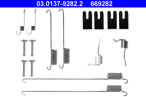 Kit accessori, Ganasce freno - 03.0137-9282.2 ATE