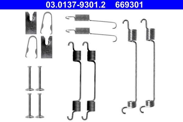 Accessory Kit, brake shoes - 03.0137-9301.2 ATE