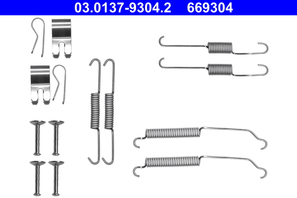 Accessory Kit, brake shoes - 03.0137-9304.2 ATE