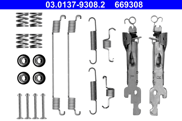 Accessory Kit, brake shoes - 03.0137-9308.2 ATE