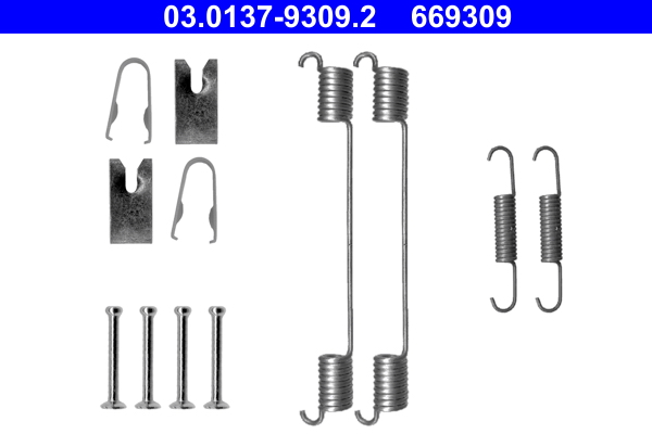 Kit accessori, Ganasce freno - 03.0137-9309.2 ATE