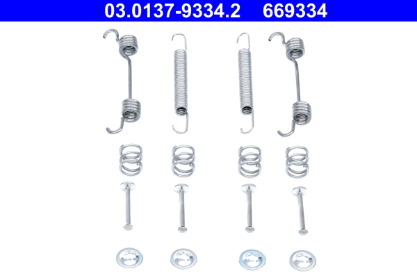 Accessory Kit, parking brake shoes - 03.0137-9334.2 ATE
