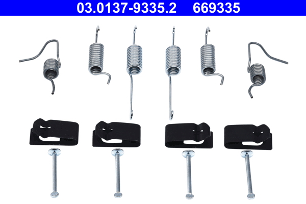 Accessory Kit, parking brake shoes - 03.0137-9335.2 ATE