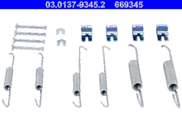 Accessory Kit, brake shoes - 03.0137-9345.2 ATE
