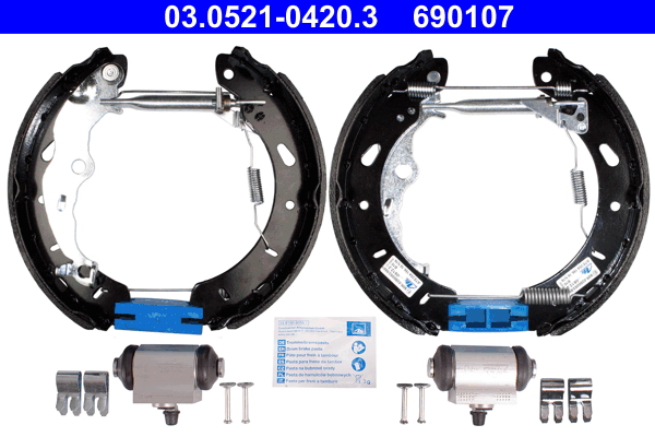 Brake Shoe Set - 03.0521-0420.3 ATE