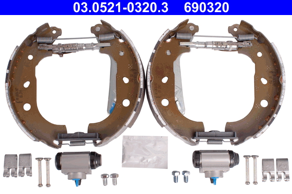Brake Shoe Set - 03.0521-0320.3 ATE
