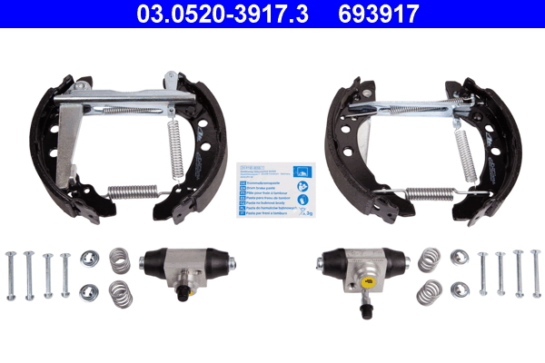 Brake Shoe Set - 03.0520-3917.3 ATE