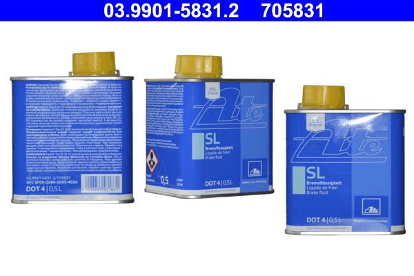 Liquido freni - 03.9901-5831.2 ATE