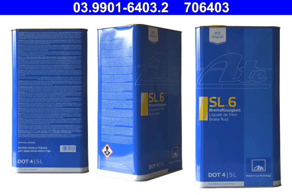 Brake Fluid - 03.9901-6403.2 ATE