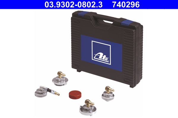 alsuoklio adapterių komplektas - 03.9302-0802.3 ATE