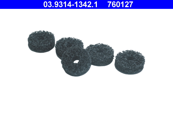 Cleaning Disc, wheel hub cleaning set - 03.9314-1342.1 ATE