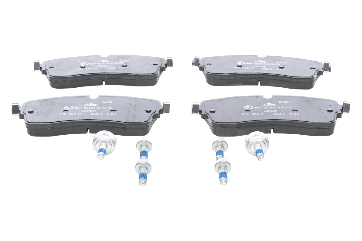 Brake Pad Set, disc brake - 13.0470-2636.2 ATE