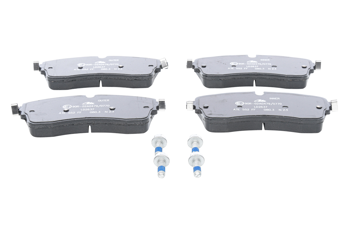 Brake Pad Set, disc brake - 13.0470-2637.2 ATE