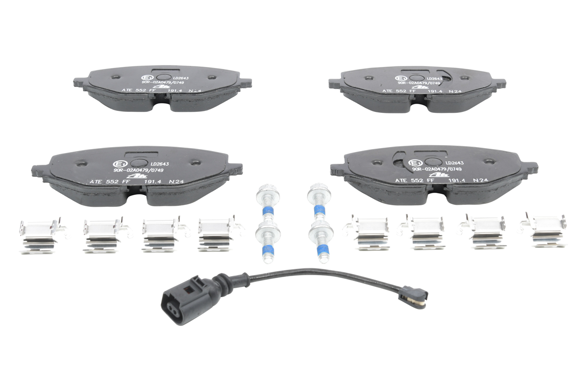 Brake Pad Set, disc brake - 13.0470-2643.2 ATE