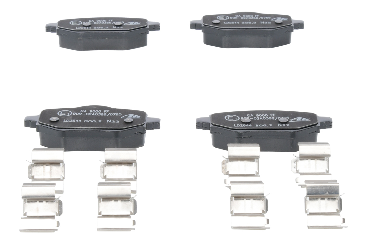 Brake Pad Set, disc brake - 13.0470-2644.2 ATE
