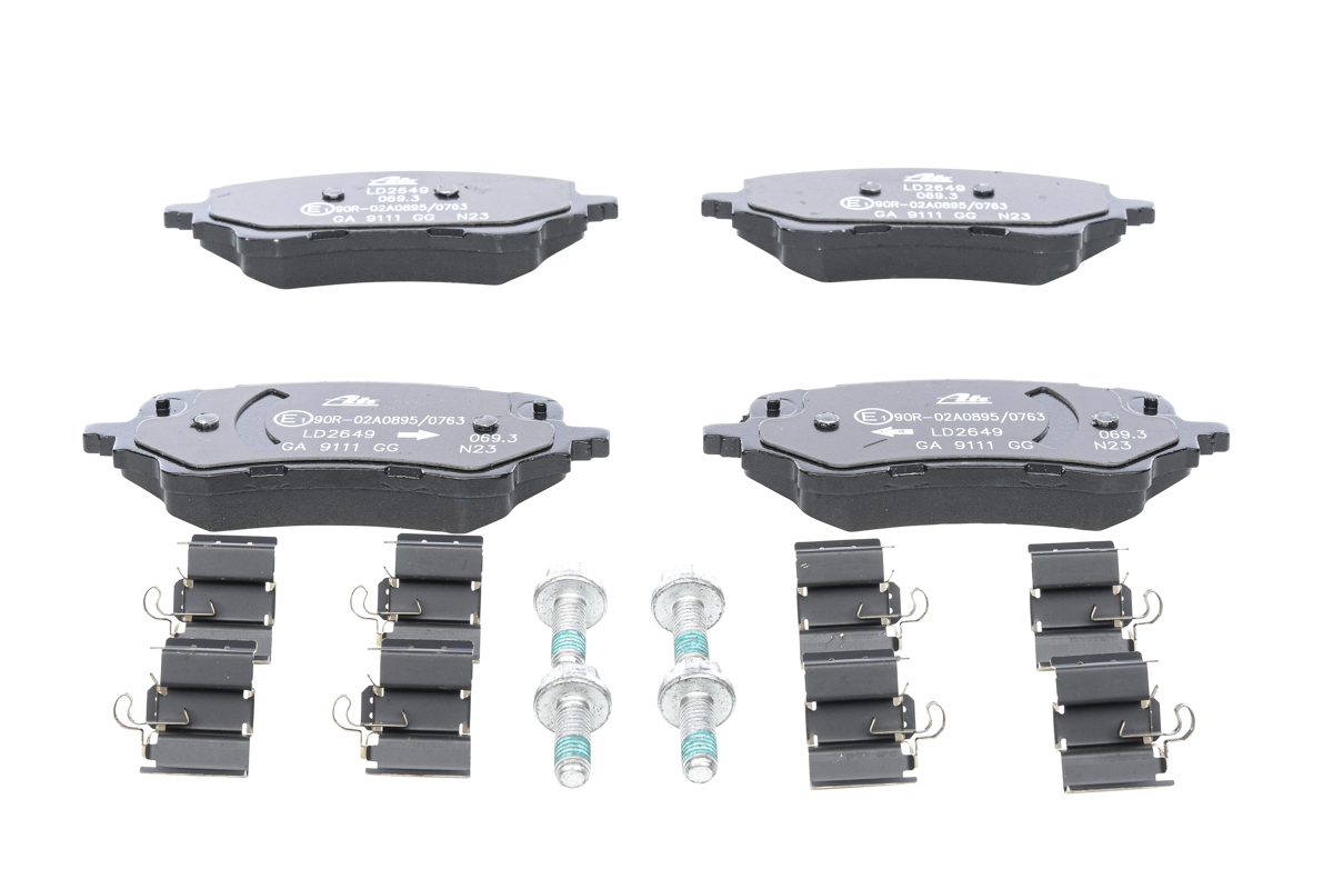 Brake Pad Set, disc brake - 13.0470-2649.2 ATE