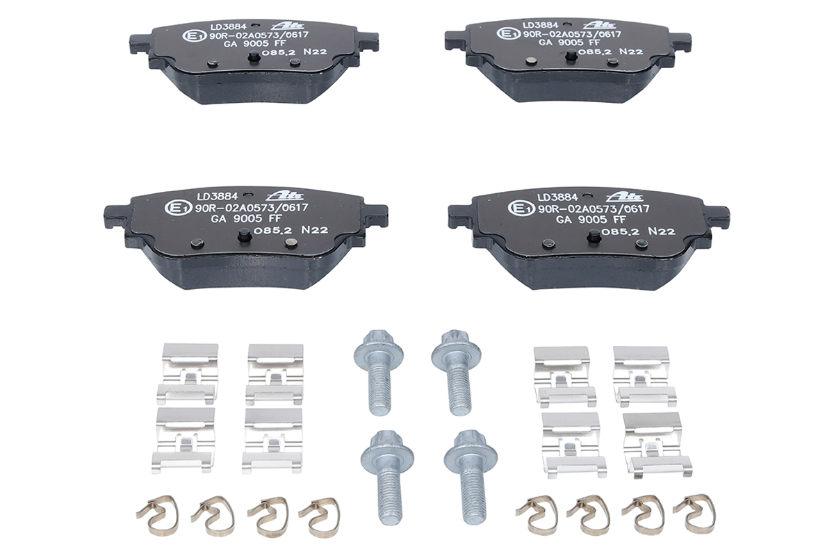 Brake Pad Set, disc brake - 13.0470-3884.2 ATE