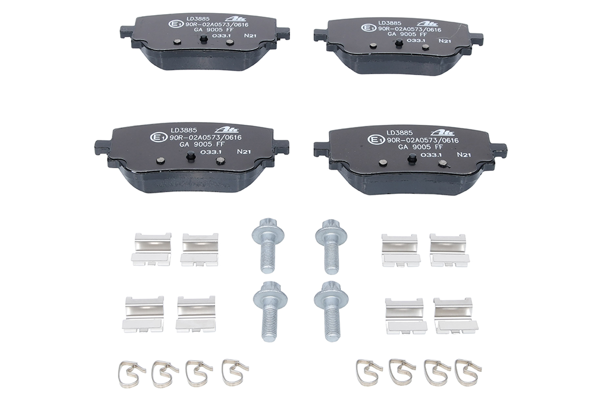 Brake Pad Set, disc brake - 13.0470-3885.2 ATE