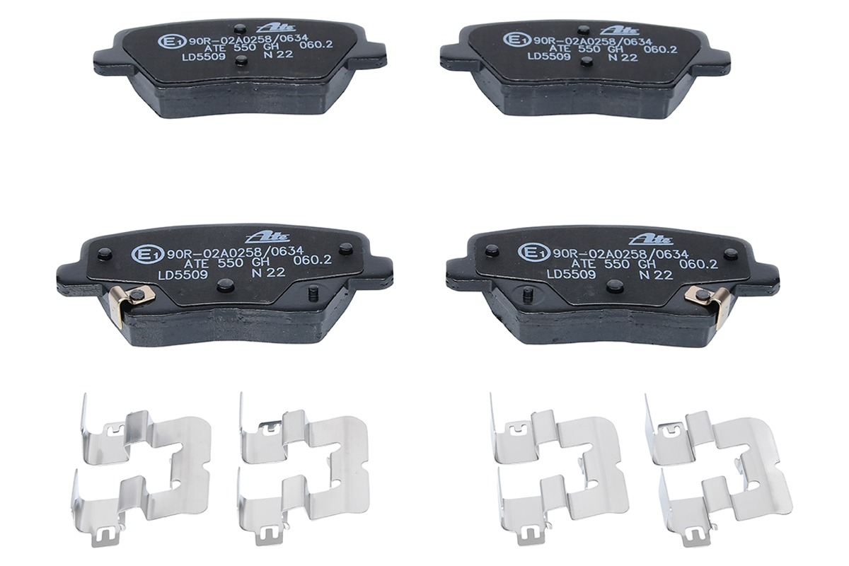 Brake Pad Set, disc brake - 13.0470-5509.2 ATE
