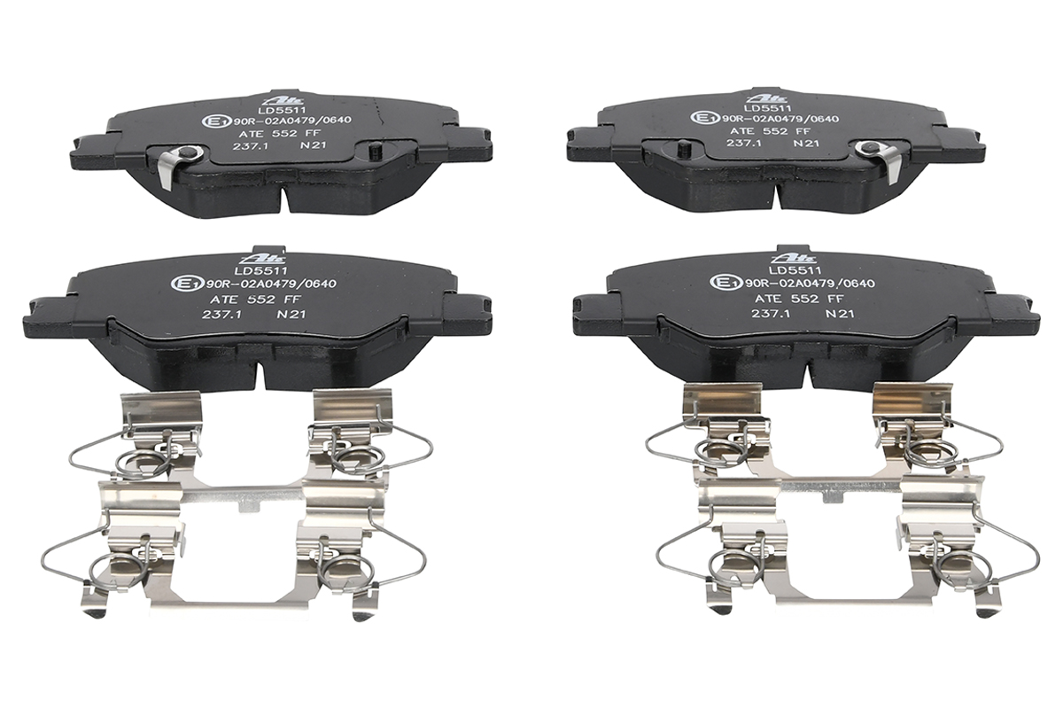 Brake Pad Set, disc brake - 13.0470-5511.2 ATE